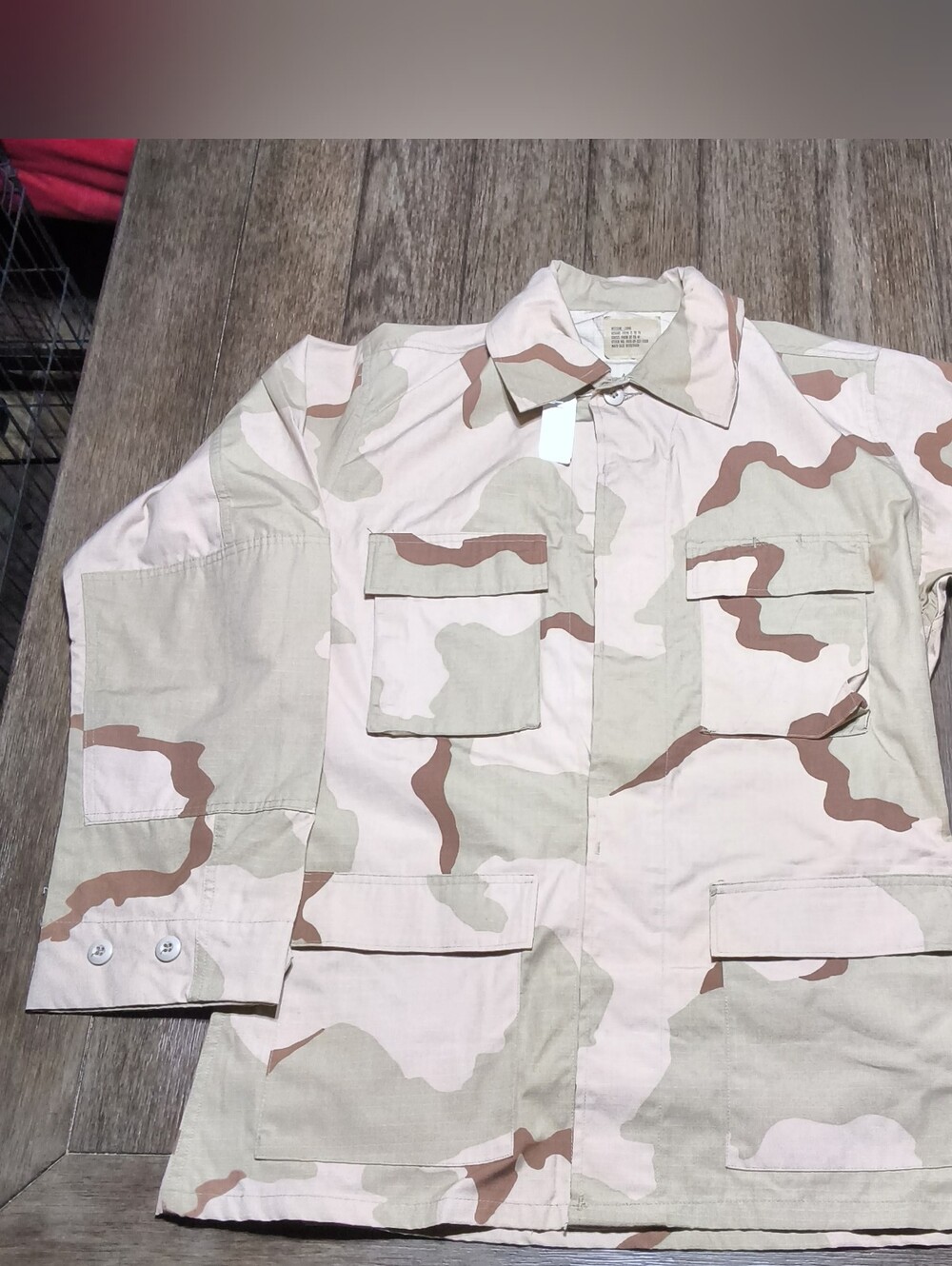 Desert Camouflage BDU Combat Coat Jacket Medium-Long NATO 8093/9404 SP0100